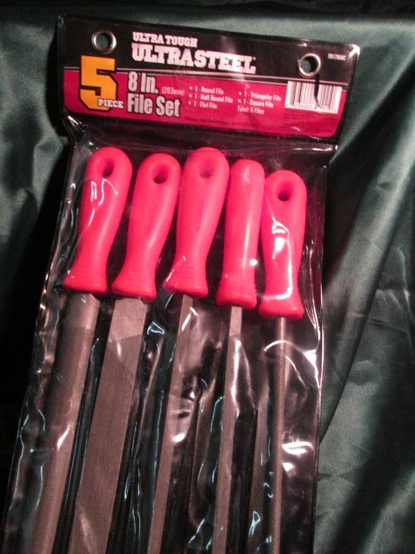 lot 96 image: Ultra tough ultra steel 5 pc. 8in. ...
