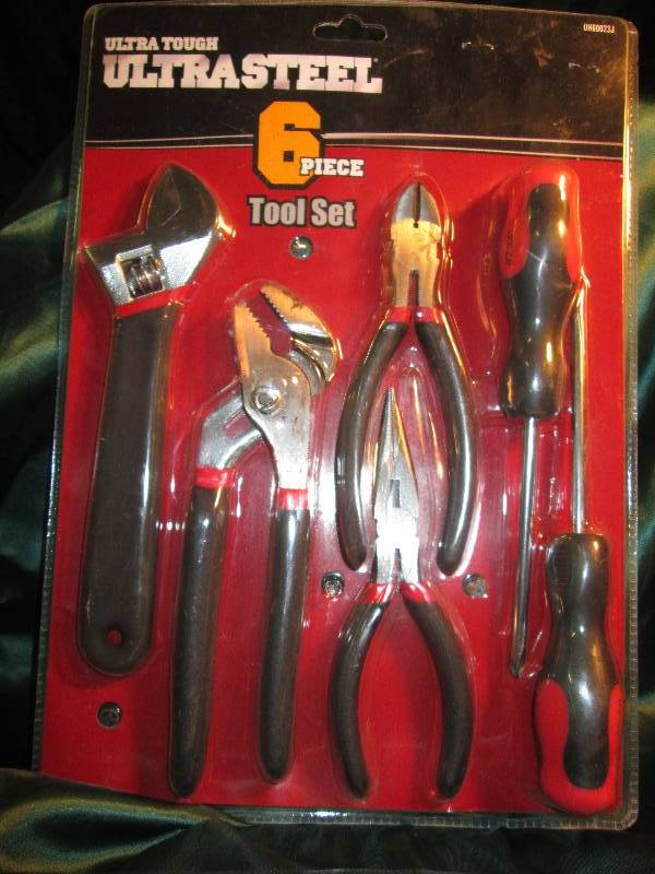 lot 107 image: Ultra tough ultra steel 6 pc. Tool ...