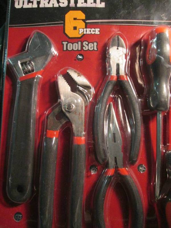 lot 109 image: Ultra tough ultra steel 6 pc. Tool ...