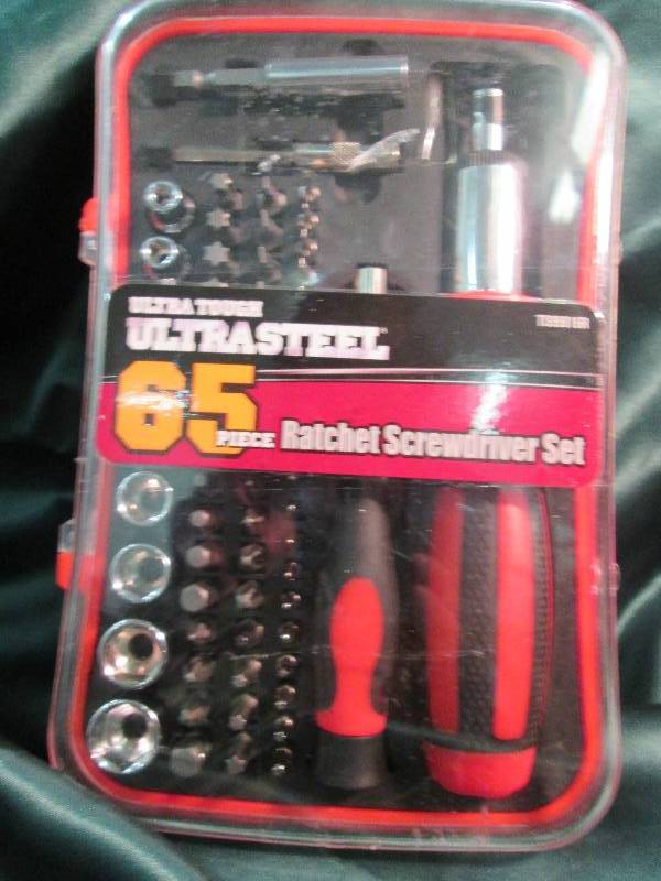 lot 114 image: Ultra tough ultra steel 65 pc. Ratc...