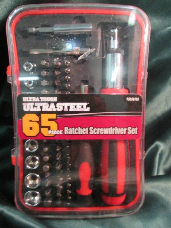 lot 117 image: Ultra tough ultra steel 65 pc. Ratc...