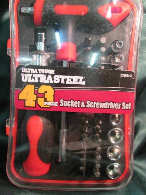 lot 119 image: Ultra tough ultra steel 43 pc. sock...