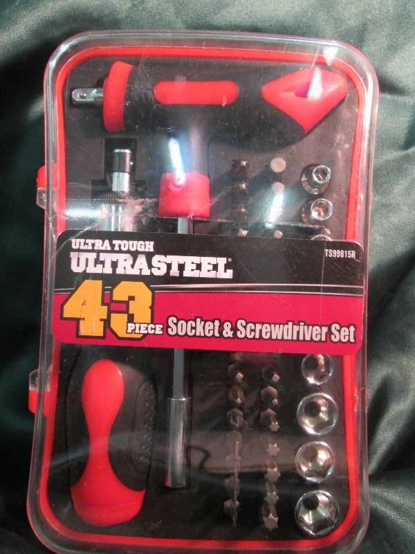 lot 120 image: Ultra tough ultra steel 43 pc. sock...