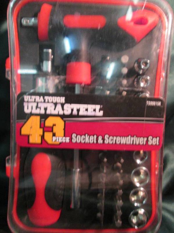 lot 122 image: Ultra tough ultra steel 43 pc. sock...
