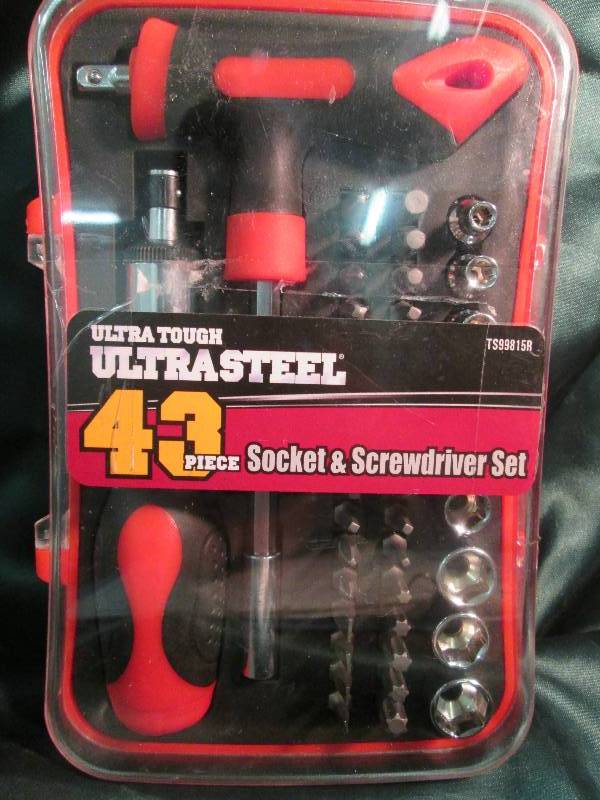 lot 123 image: Ultra tough ultra steel 43 pc. sock...