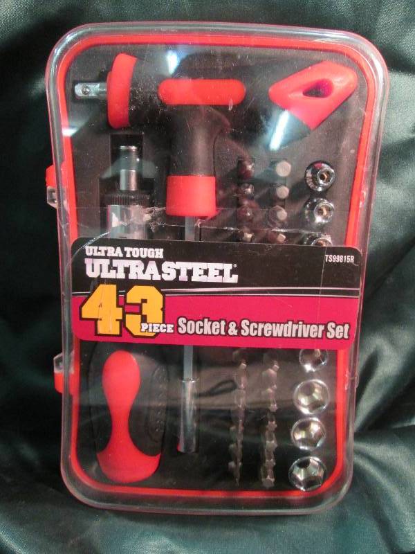 lot 124 image: Ultra tough ultra steel 43 pc. sock...