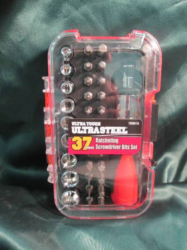 lot 127 image: Ultra tough ultra steel 37 pc. Ratc...