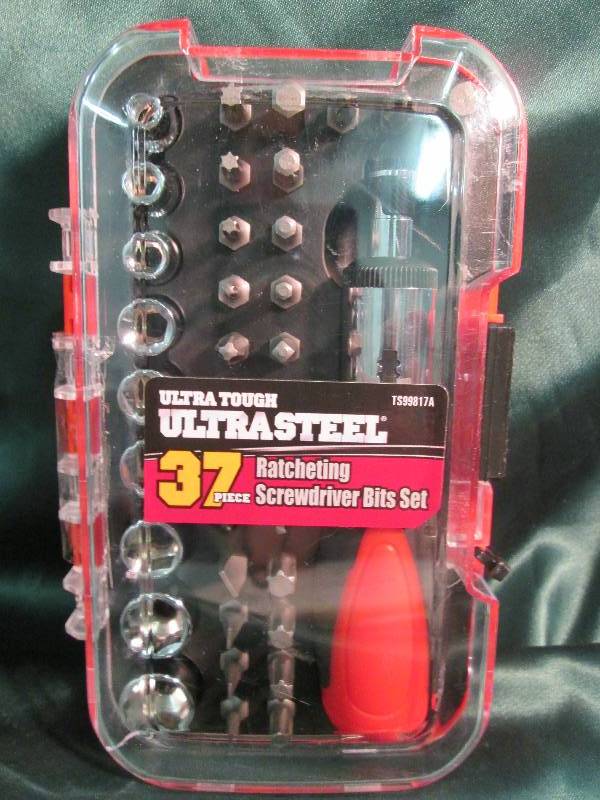 lot 143 image: Ultra tough ultra steel 37 pc. Ratc...