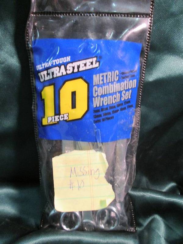 lot 194 image: Ultra tough ultra steel 10 pc. Metr...