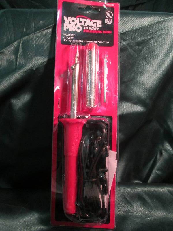 lot 202 image: Voltage Pro 30 Watt soldering iron...