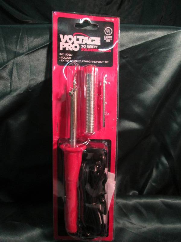 lot 203 image: Voltage Pro 30 Watt soldering iron...