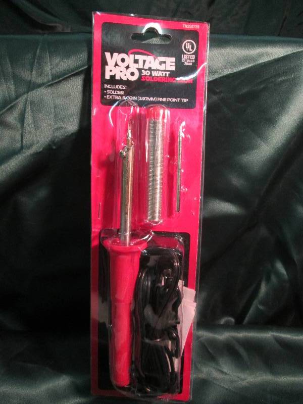 lot 207 image: Voltage Pro 30 Watt soldering iron...