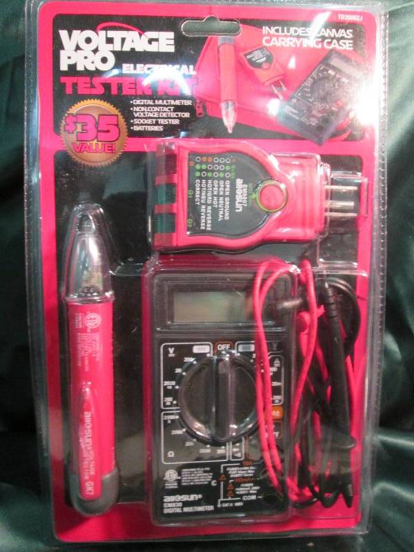 lot 214 image: Voltage Pro Electical tester kit...