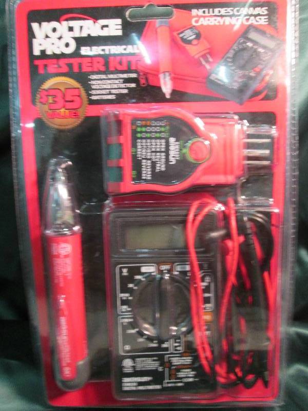 lot 215 image: Voltage Pro Electical tester kit...