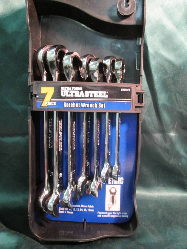 lot 261 image: Ultra tough ultra steel 7 pc. Meter...