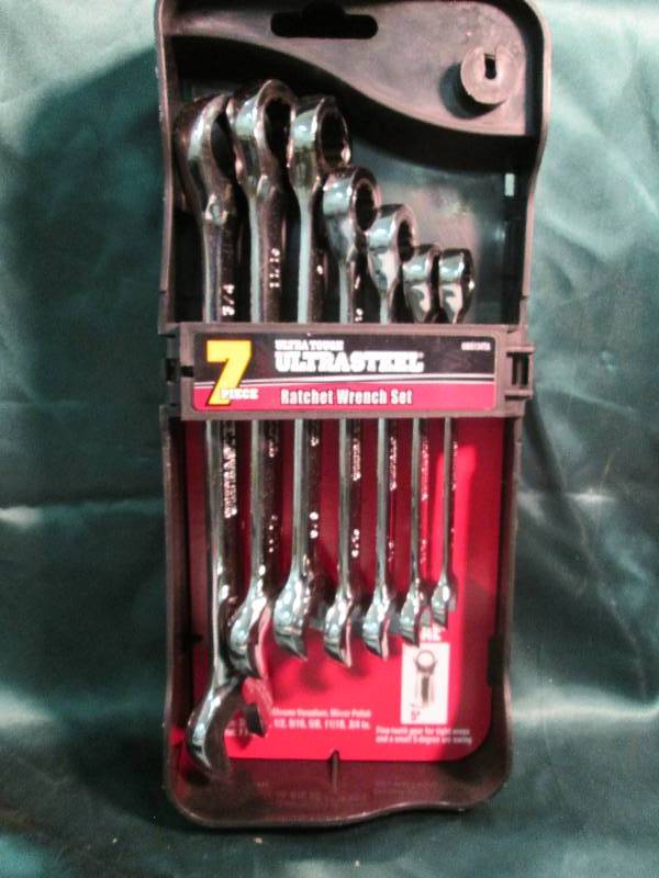 lot 265 image: Ultra tough ultra steel 7 pc. SAE R...