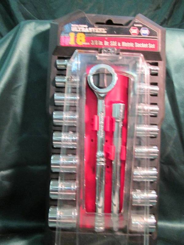 lot 276 image: Ultra tough ultra steel 18 pc. 38 ...