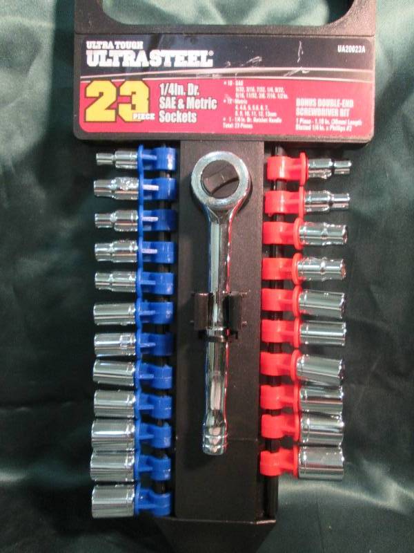 lot 300 image: Ultra tough ultra steel 23 pc. 14 ...