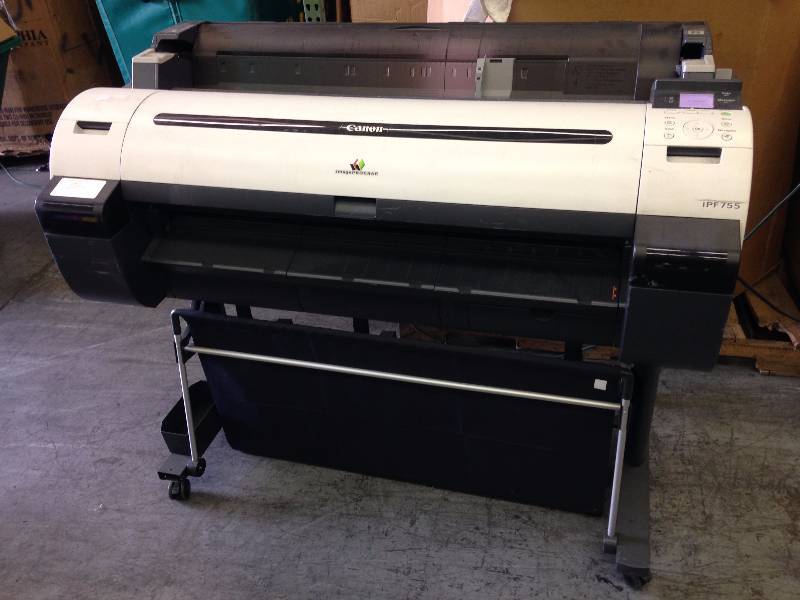 lot 2 image: Canon imagePROGRAF iPF755 MFP Prin...