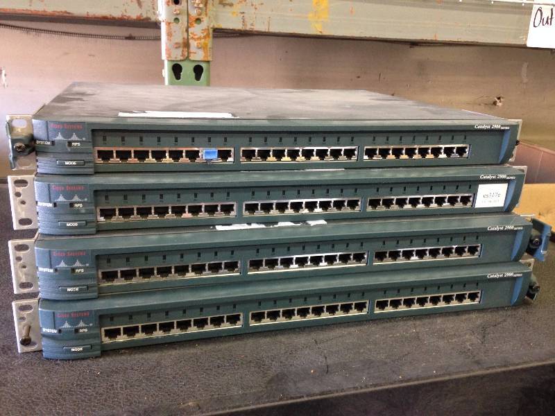 lot 26 image: Lot of (4) Cisco Catalyst 2900 Seri...