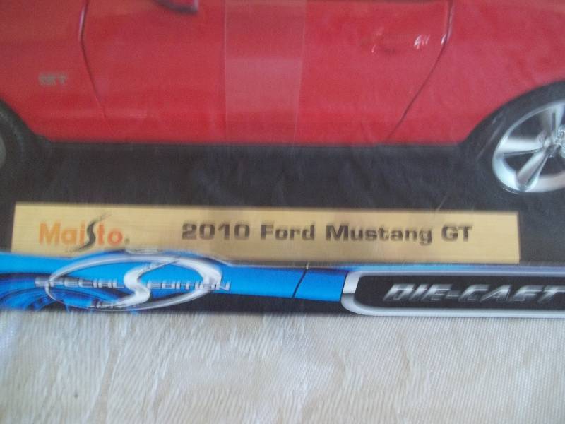 Diecast Model Car 2010 Ford Mustang GT