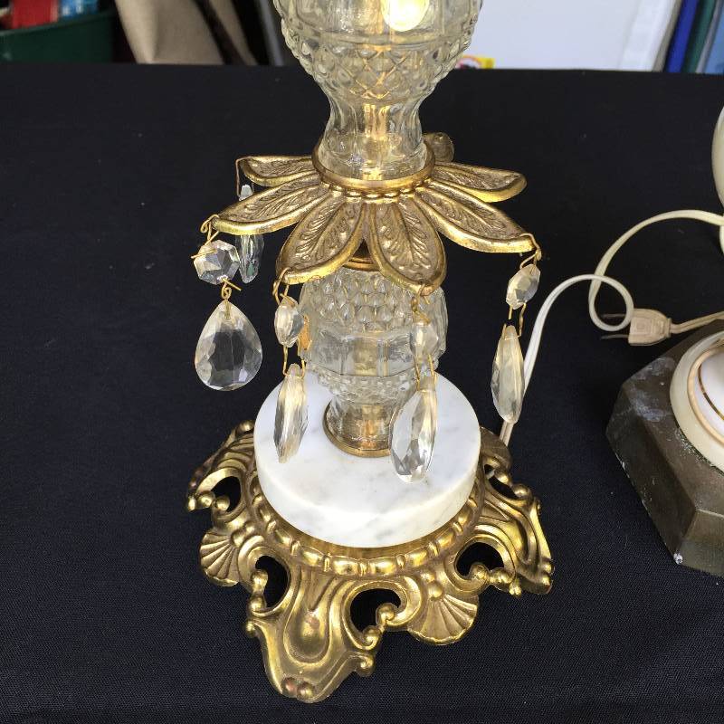 lot 17 image: lot of two gorgeous Italian handmade vintage lamps unbelievable