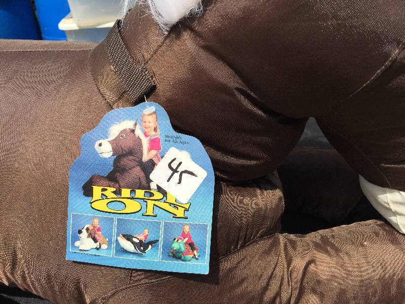 lot 53 image: New with tags still on it toddler riding pony