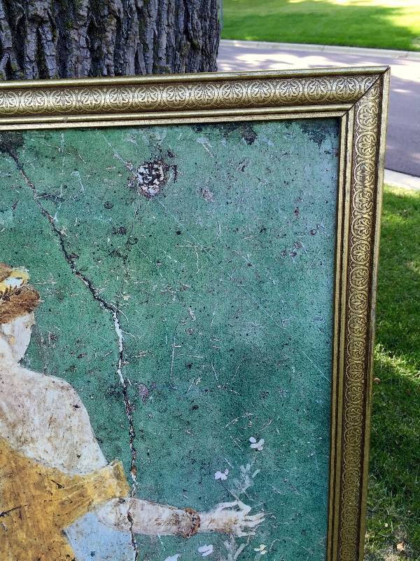 lot 36 image: Very large and beautiful print framed