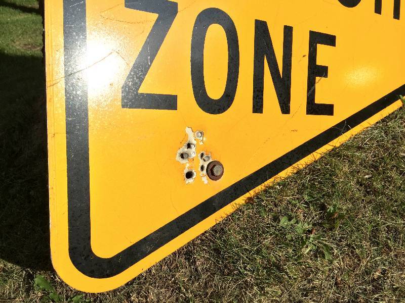 lot 30 image: One extra large road signage