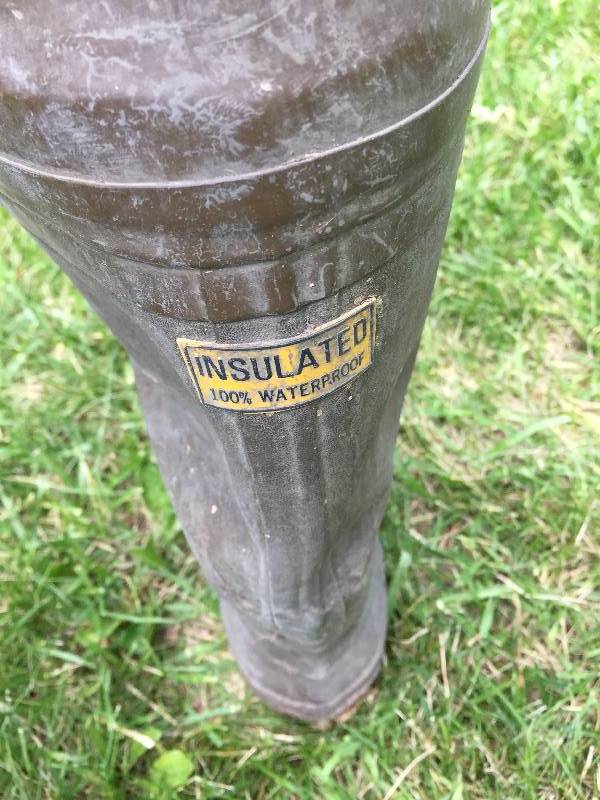 Rubber Fishing boots as seen
