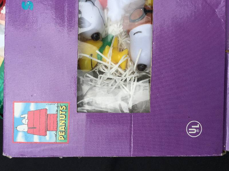 NIB 2 Boxes Holiday lights. Snoopy & M&Ms.