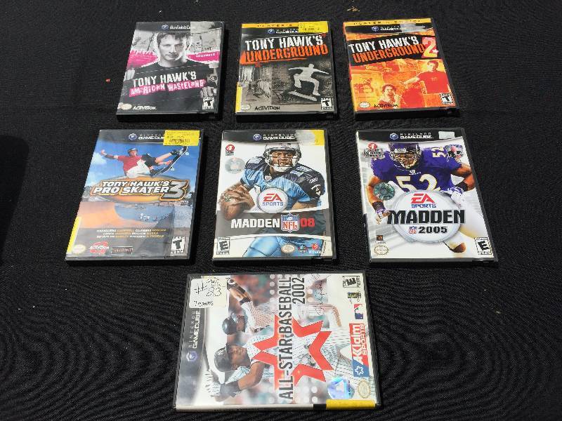 lot 24 image: lot of 7 Game Cube games