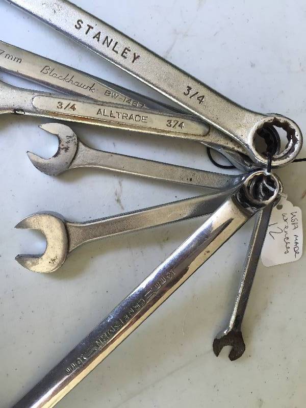 Lot of American Made Wrenches