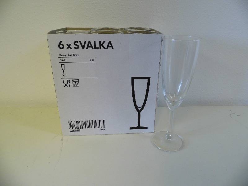 6 New Champage Glasses
