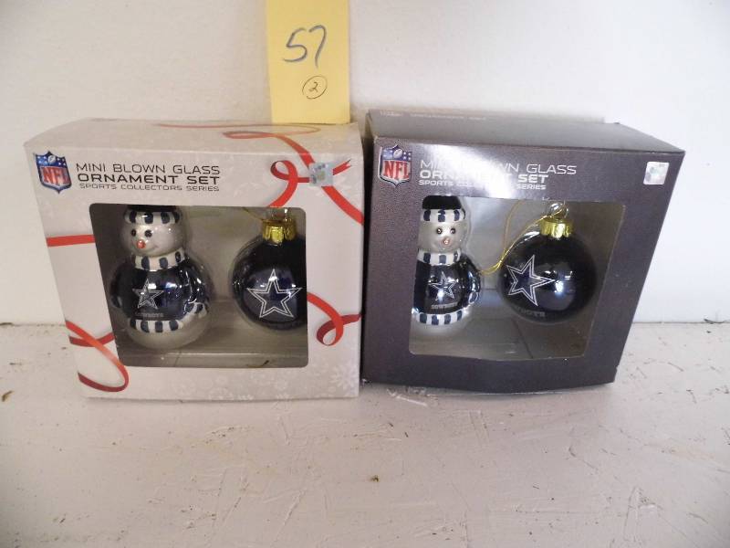 Cowboys Christmas Ornaments