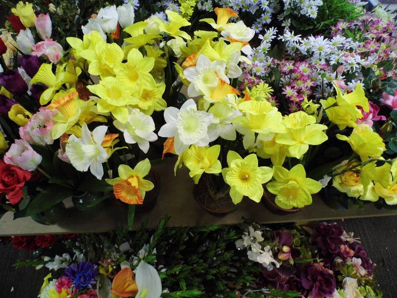 Assorted Flower Arrangements in Pots