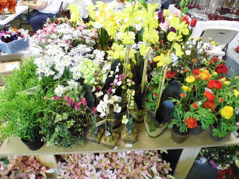 Assorted Flower Arrangements in Pots