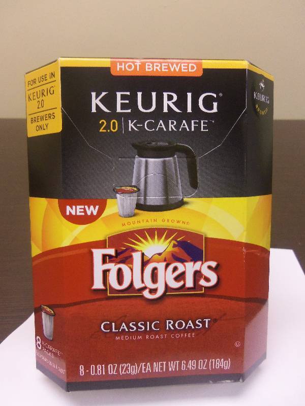 Keurig 2.0 K-Carafe Cups Folgers Classic Roast