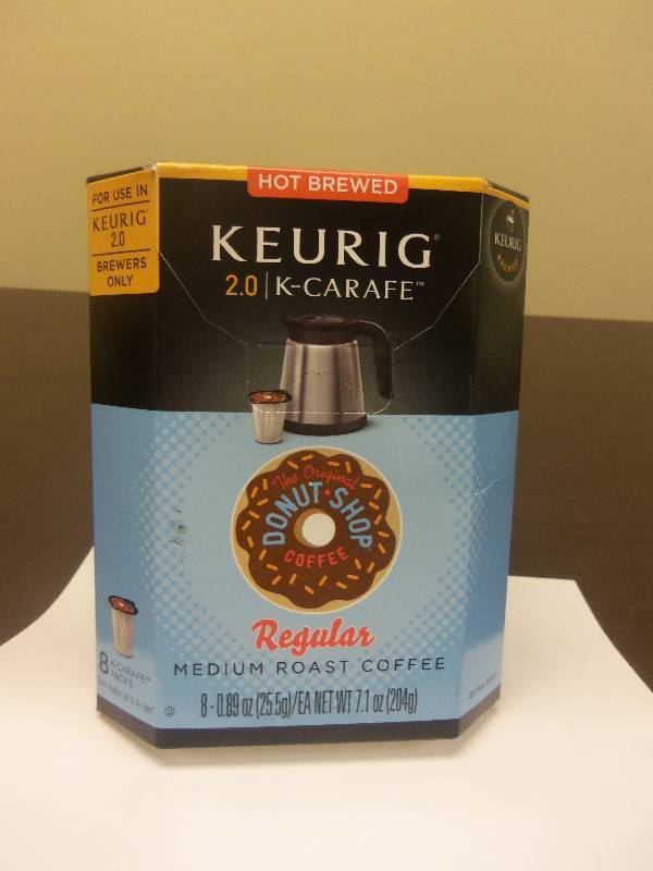 Keurig 2.0 K-Carafe Cups Donut Shop Coffee Regular