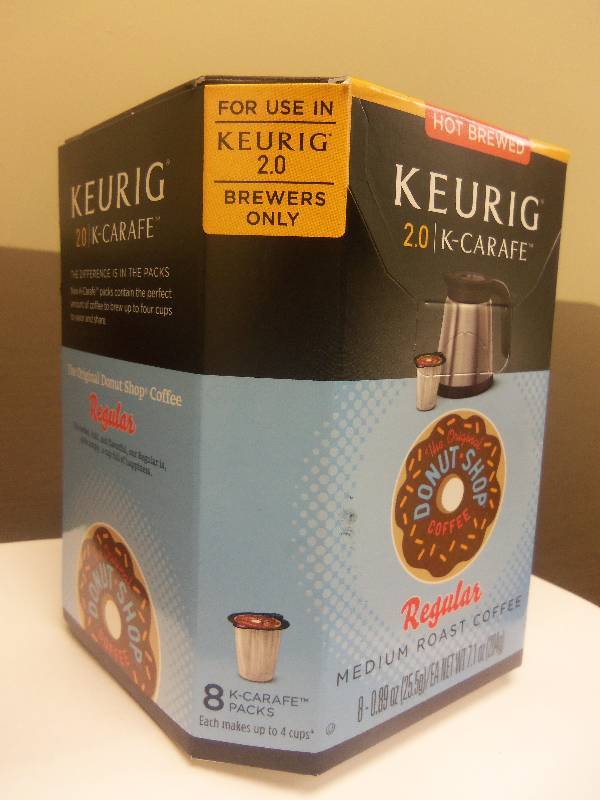 Keurig 2.0 K-Carafe Cups Donut Shop Coffee Regular
