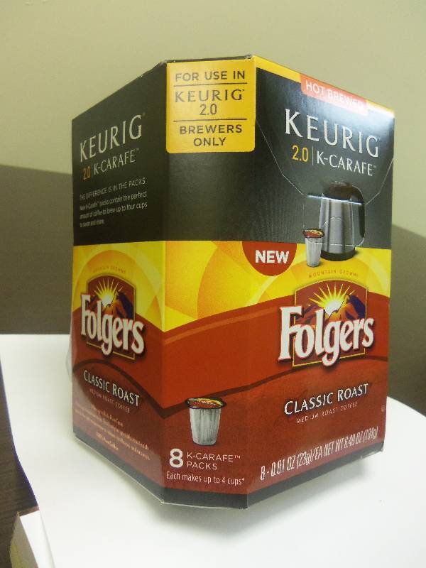 Keurig 2.0 K-Carafe Cups Folgers Classic Roast
