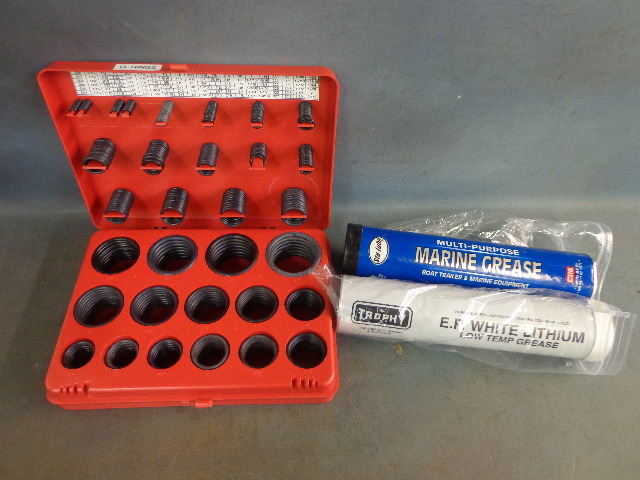 lot 26 image: O-Ring Assortment Set, Grease and more