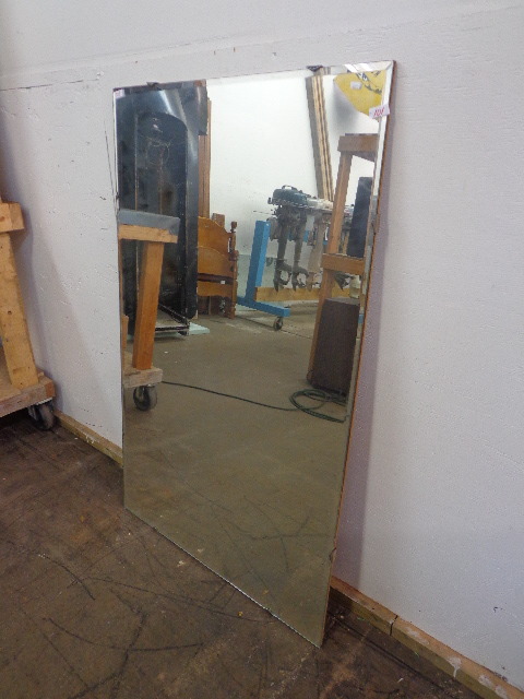 lot 101 image: Large Beveled Mirror