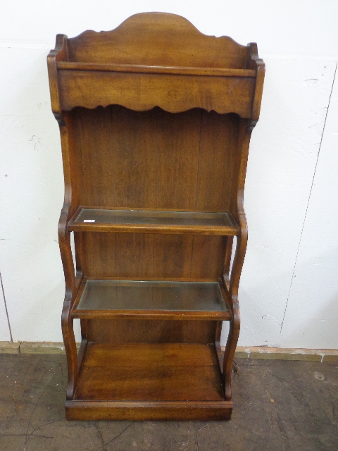 lot 113 image: Solid Wood Lighted Display Stand