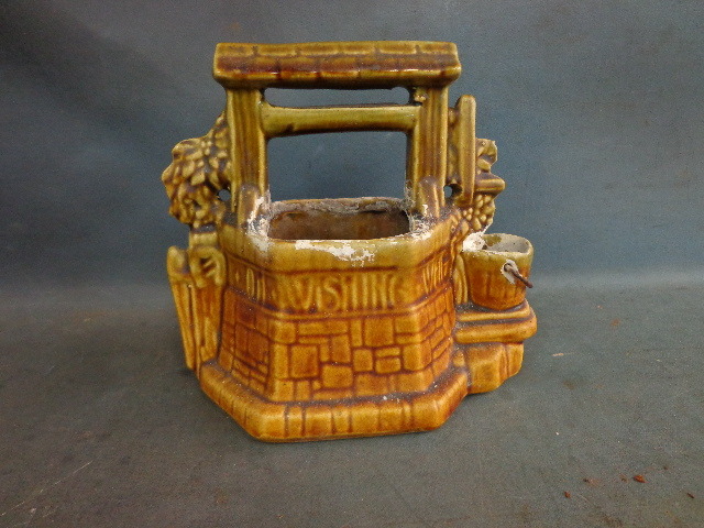 lot 127 image: McCoy Wishing Well Planter