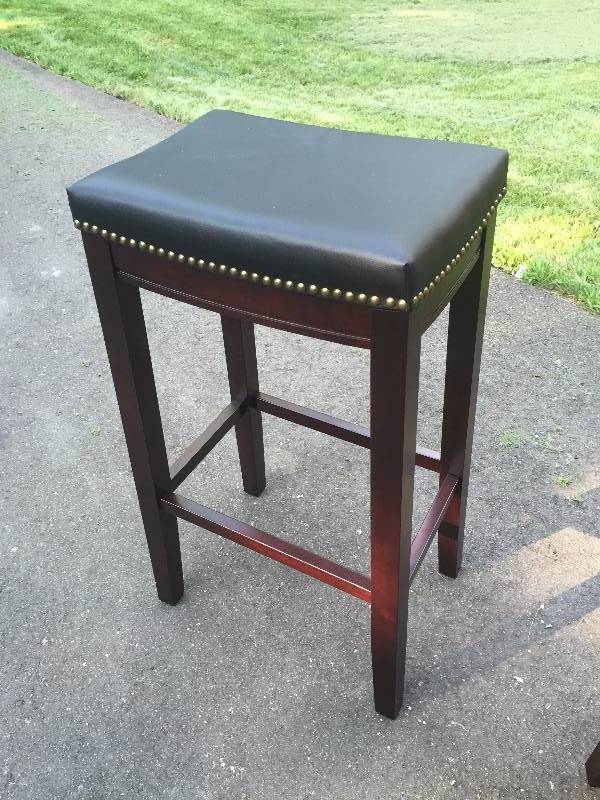 NEW Black Top Tall Bar Stool