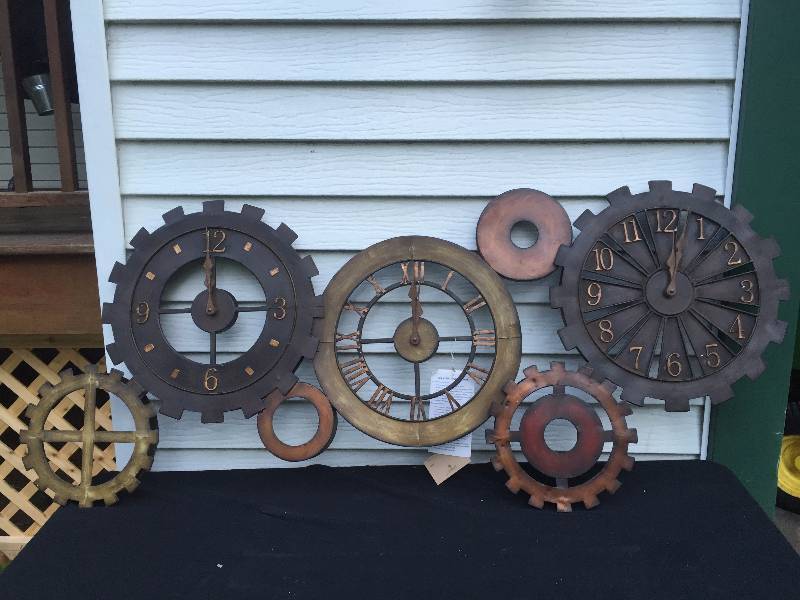 NEW Uttermost Spare Parts Wall Clock