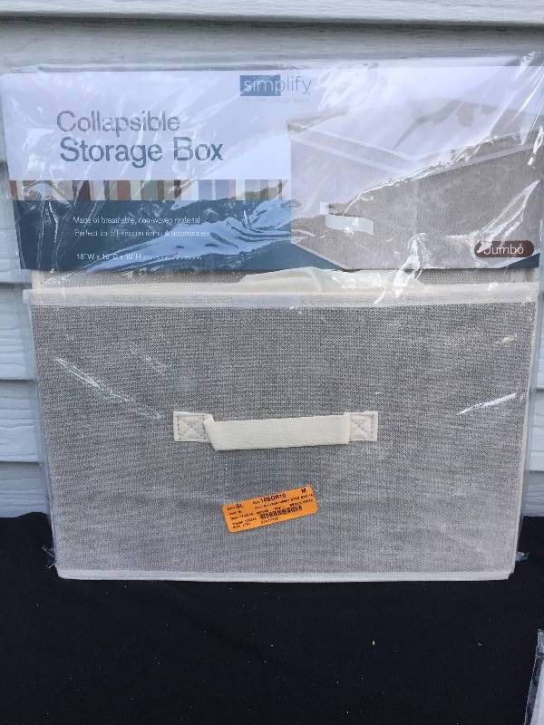 NEW Collapsible Storage Box