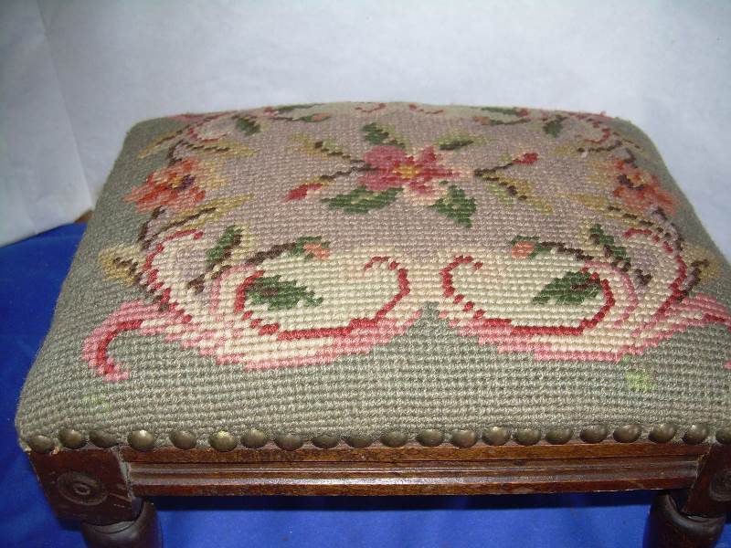 antique mini stool