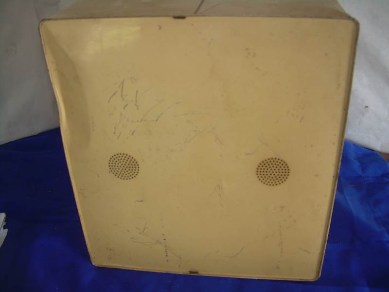antique metal bread box